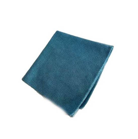 Chiffon en microfibre pour nettoyer les vitres - 14'' x 14'' (35,5 cm x  35,5 cm) - bleu
