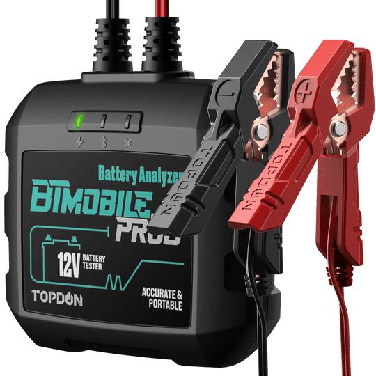 TOPDON-Testeur de batterie avec impression numérique, outils de
